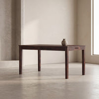 Sheesham Wood 6 Seater CNC Dining Table