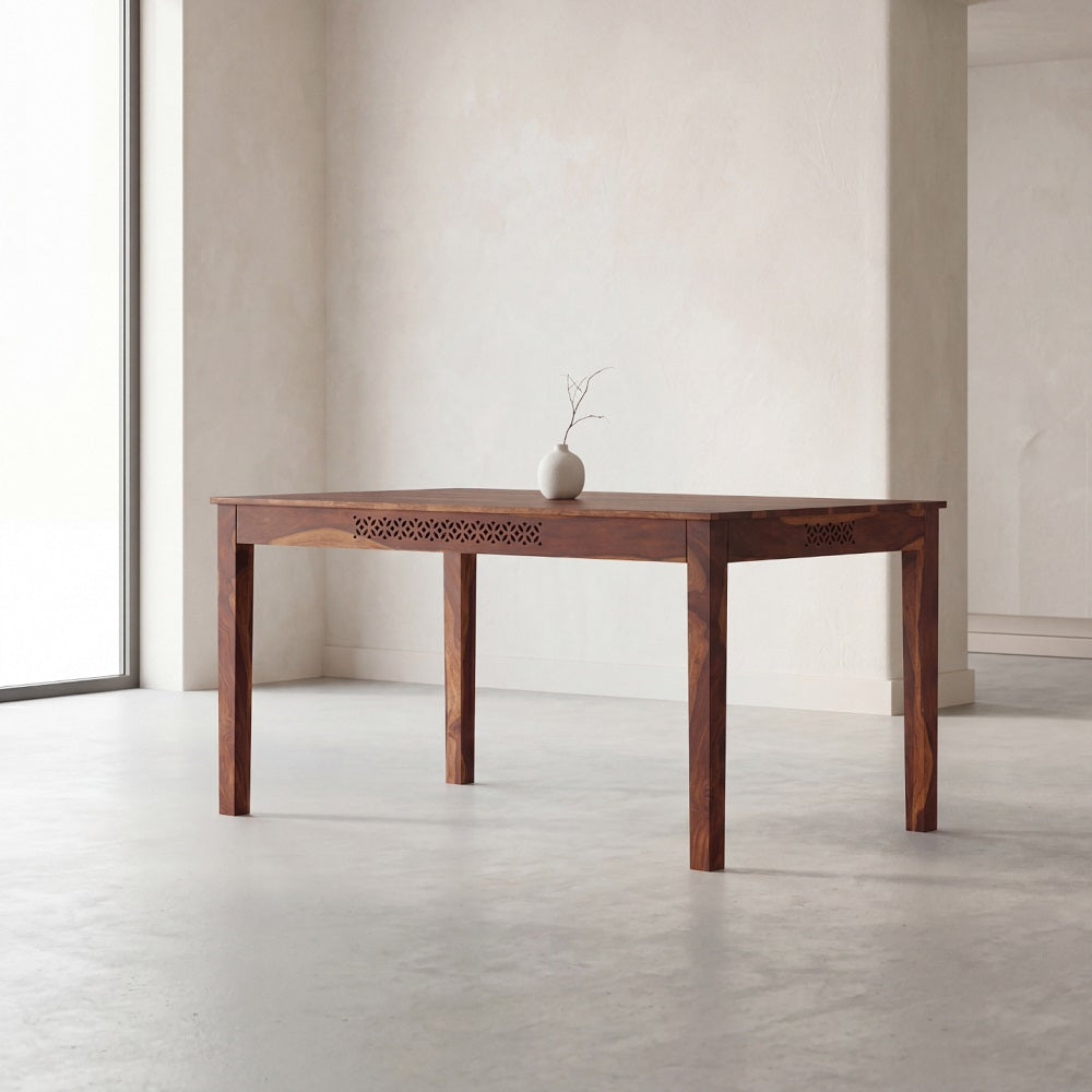 6 Seater CNC Dining Table