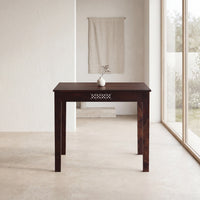 Square CNC 4 Seater Dining Table