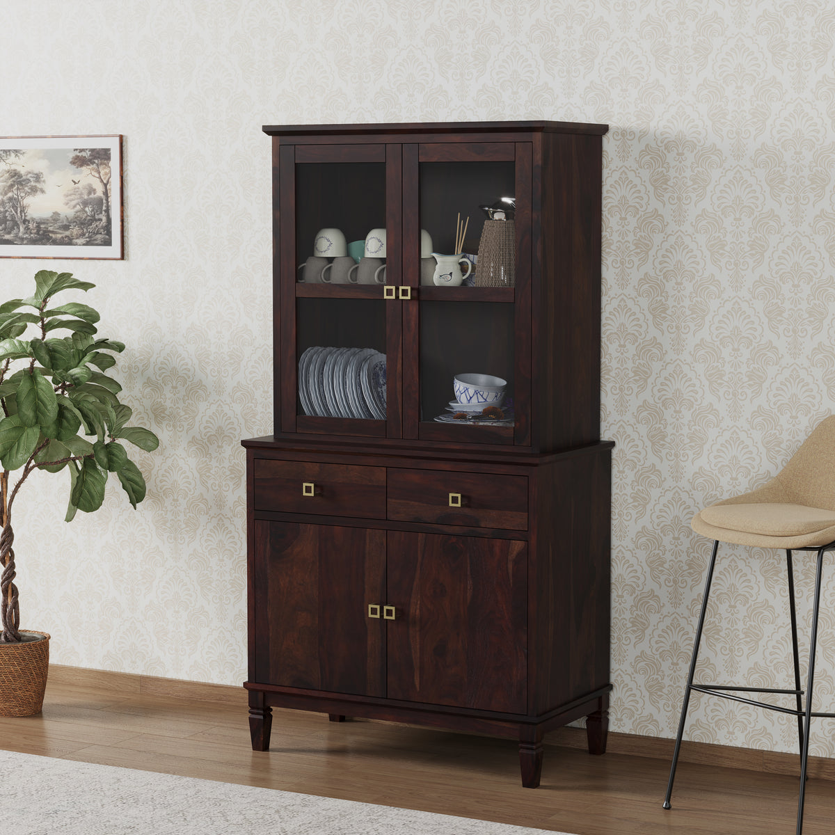 Sheesham Wood Sideboard Cabinet