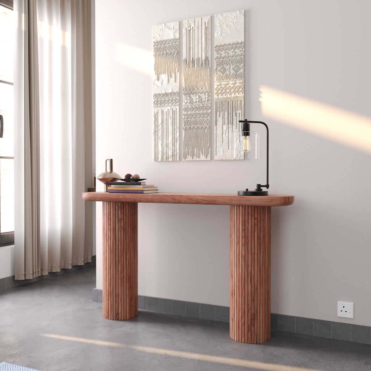 Wooden Console for Living Room