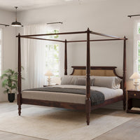 Wooden King Size Four Poster Bed