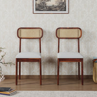 Solid Wood Dining Chair Set of 2 for Seating Area