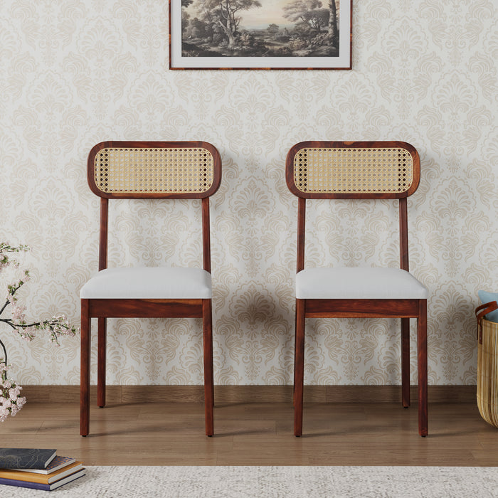 Solid Wood Dining Chair Set of 2 for Seating Area