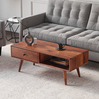 Solid Wood Coffee Table for Living Room