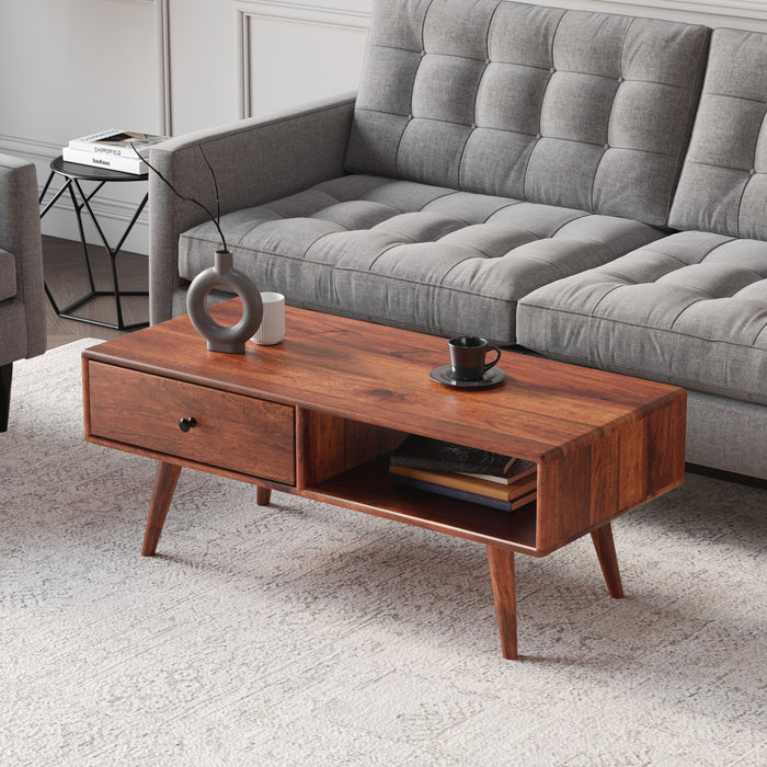 Solid Wood Coffee Table for Living Room