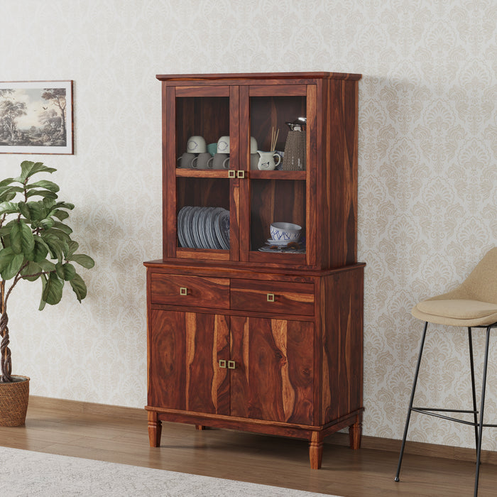Sheesham Wood Sideboard Cabinet for Kitchen Storage