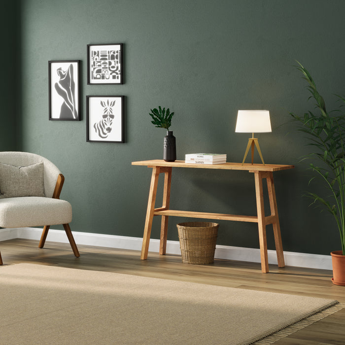 Wooden Console for Living Room