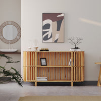 Solid Wood Top  Console Table