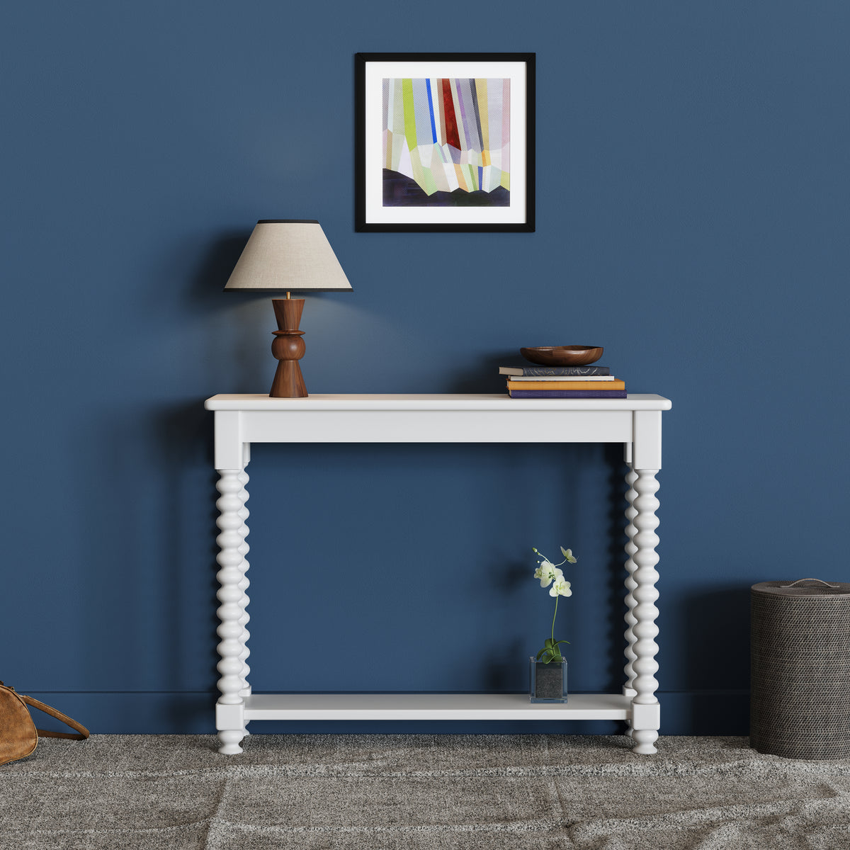 Wooden Console for Living Room