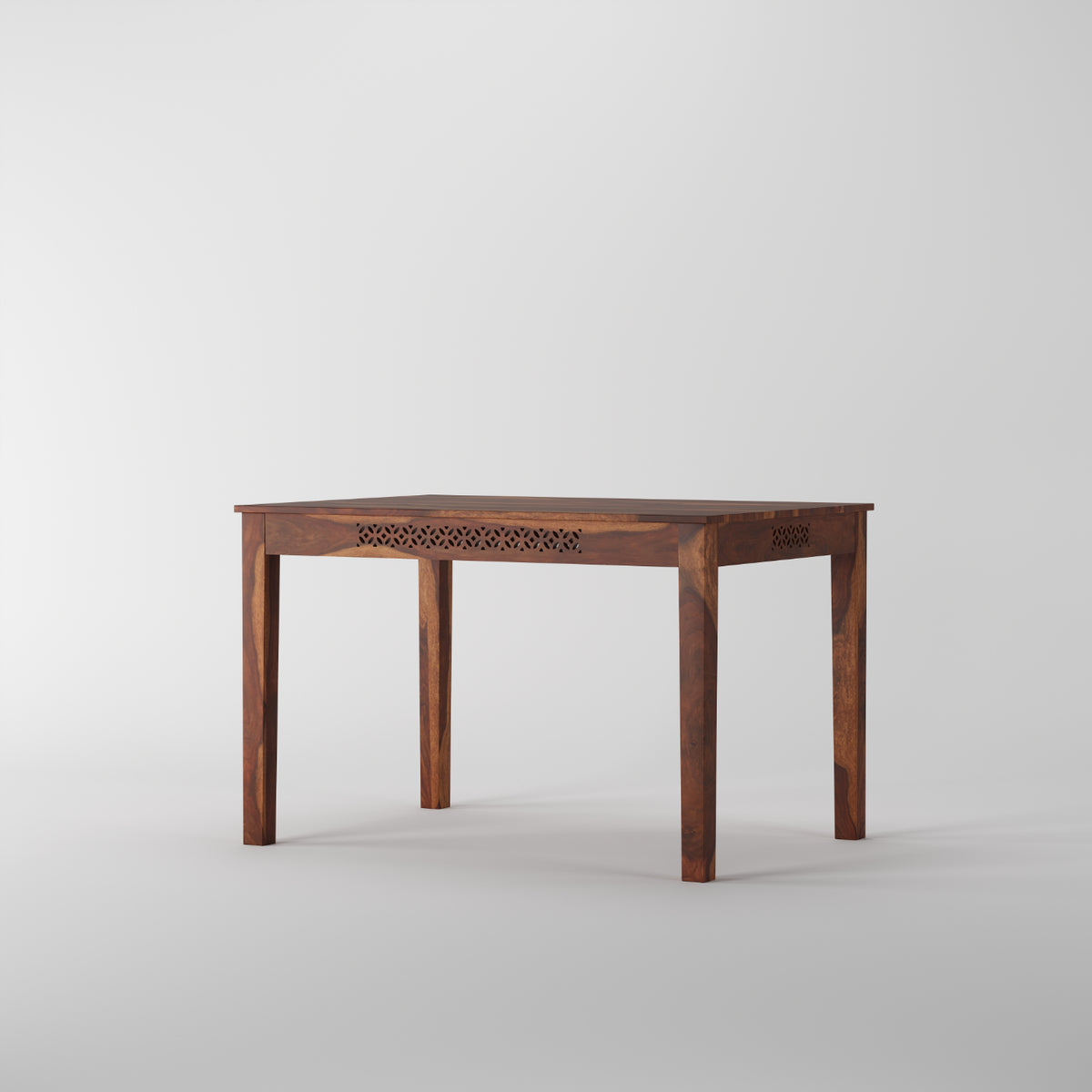 Wooden CNC 4 Seater Dining Table