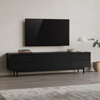 Wooden Tv Cabinet with Storage for Living Room