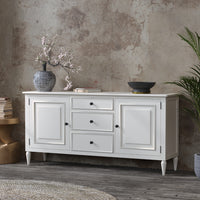 Mango Wood Sideboard Buffet with Drawer Storage