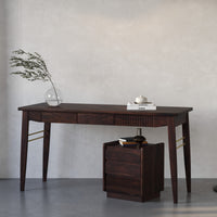 Wooden Study Table in Walnut Finish