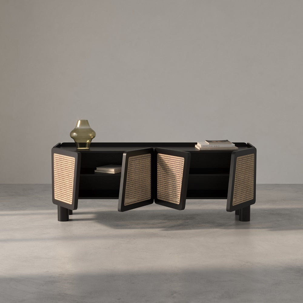 Rattan Sideboard Cabinet for Living Room
