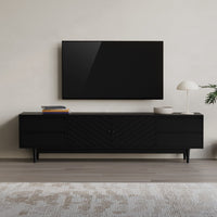 Wooden Tv Cabinet with Storage for Living Room