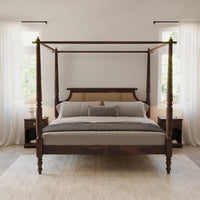 Wooden King Size Four Poster Bed