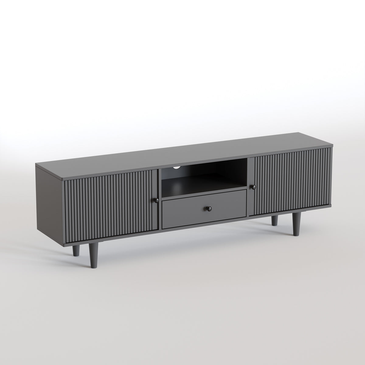 Wooden TV Stand Cabinet for Living Room & Bedroom