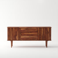 Sheesham Wood Sideboard Buffet with 3 Drawers
