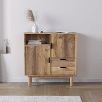 Mango Wood Sideboard Buffet for Living Room