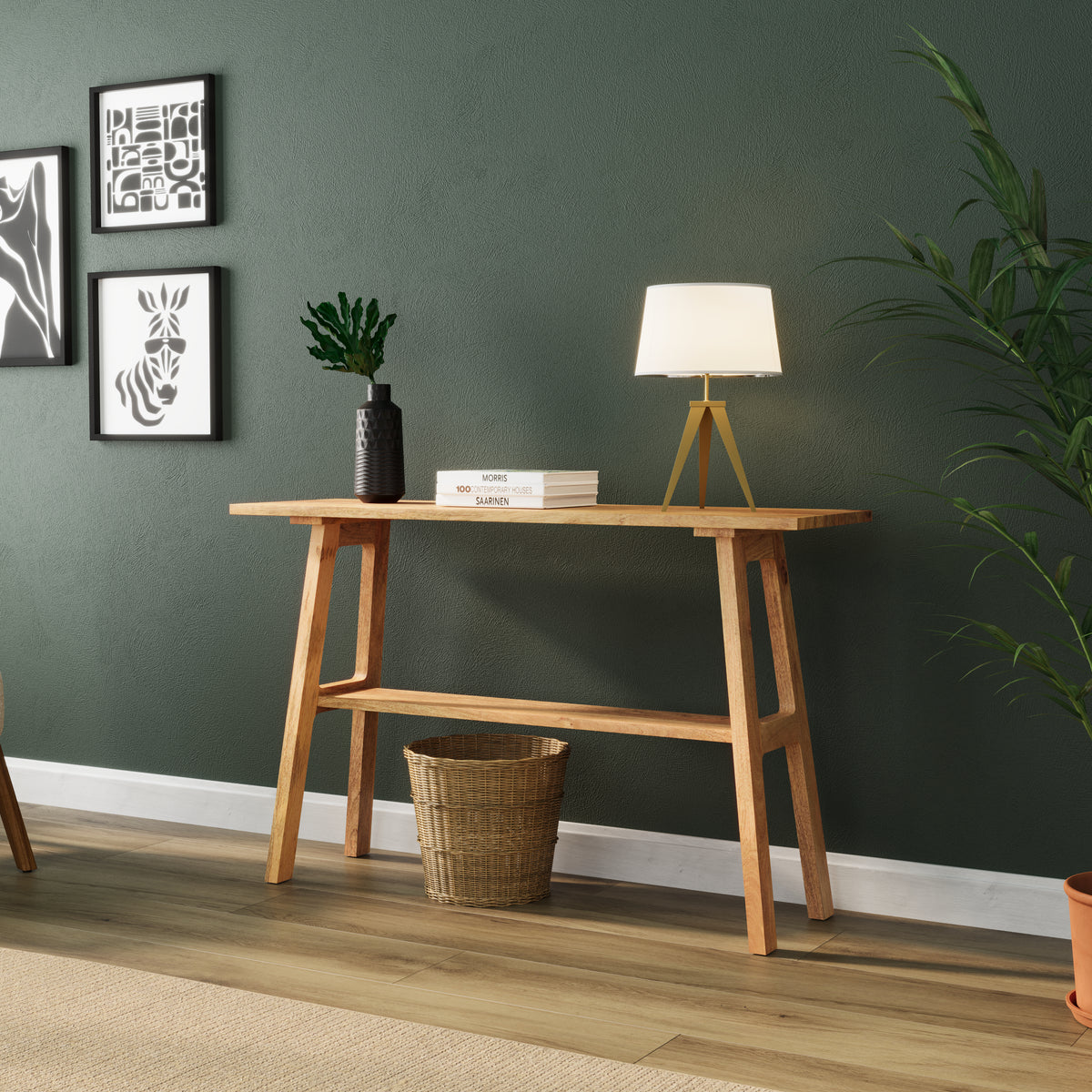 Wooden Console for Entryway