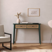 Wooden Console Table with Storage