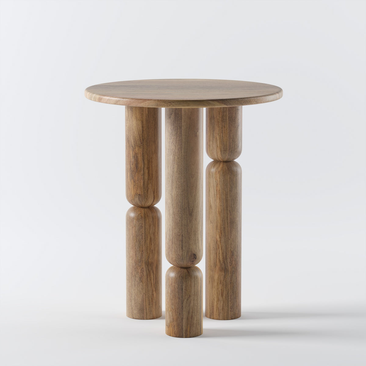Wooden Sofa Side Table for Living Room