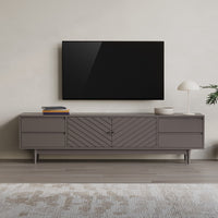 Solid Wood Tv Unit Stand for Bedroom