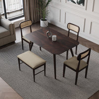 Wooden Dining Table Set 4 Seater