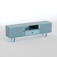 Wooden Media Unit Cabinet with Storage for Living Room
