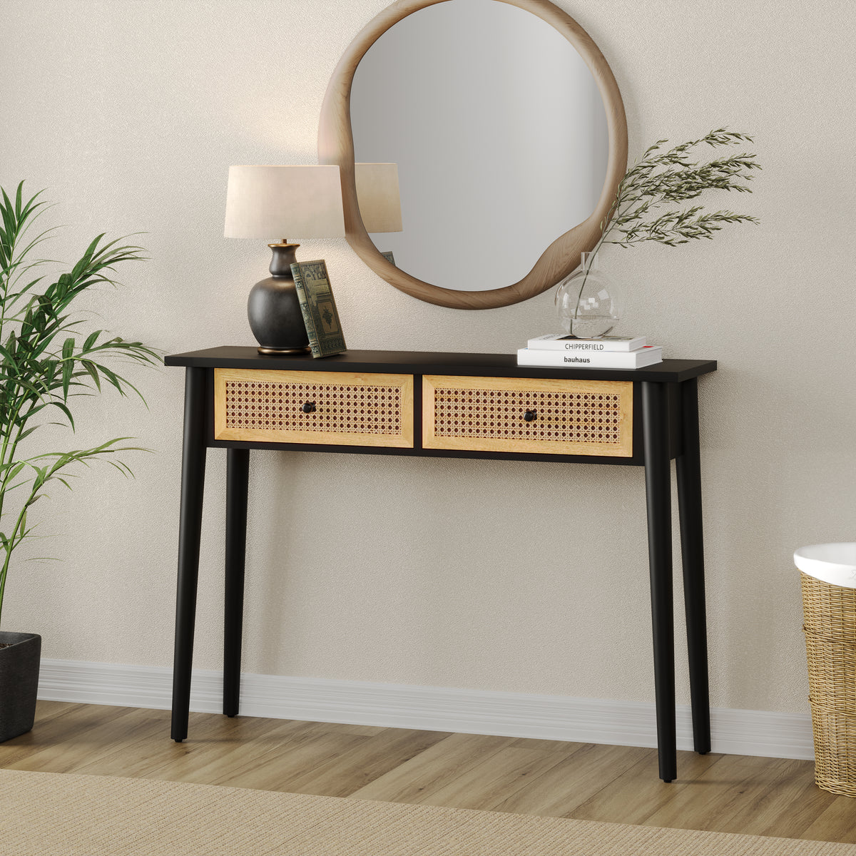 Wooden Console with Drawer