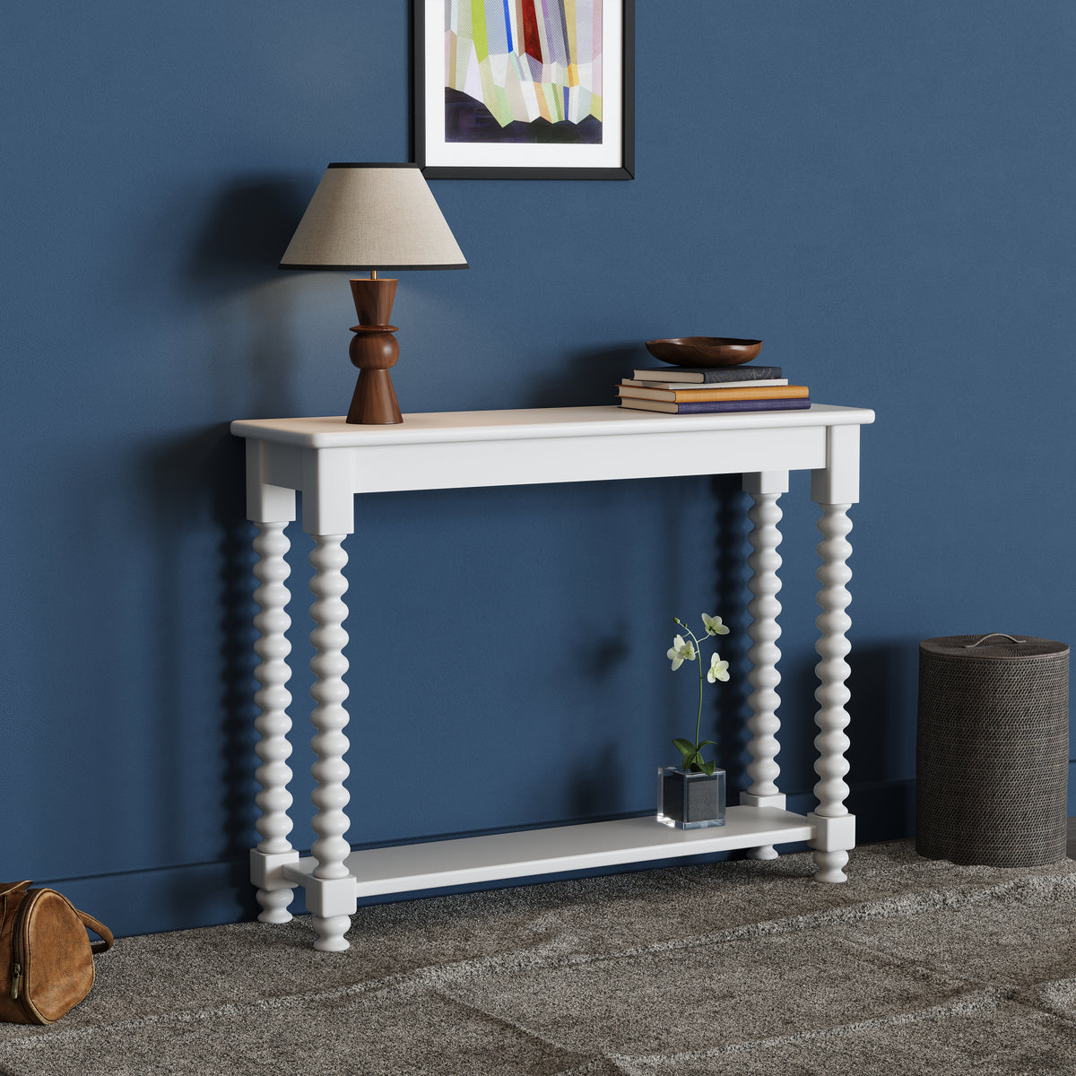 Wooden Console for Living Room