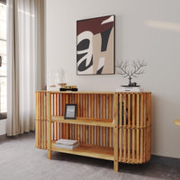 Solid Wood Top  Console Table