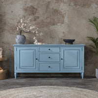 Mango Wood Sideboard Buffet with Drawer Storage