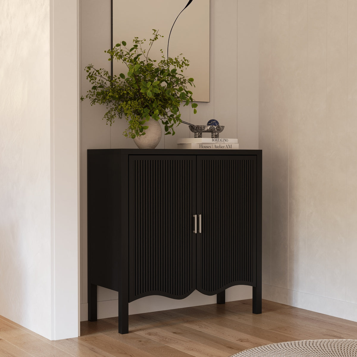 2 Door Wooden Storage Cabinet