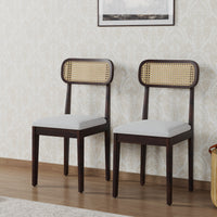 Solid Wood Dining Chair Set of 2 for Seating Area