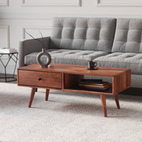 Solid Wood Coffee Table for Living Room