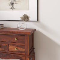 Wooden Console Cabinet with Drawer for Living Room