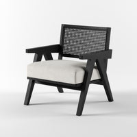 Solid Wood Accent Arm Chair Lounge sofa for Living Room