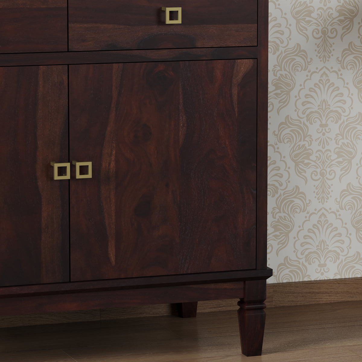 Sheesham Wood Sideboard Cabinet
