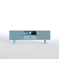 Wooden Media Unit Cabinet with Storage for Living Room