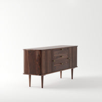 Sheesham Wood Sideboard Buffet with 3 Drawers
