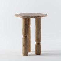 Wooden Sofa Side Table for Living Room