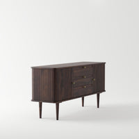 Sheesham Wood Sideboard Buffet with 3 Drawers