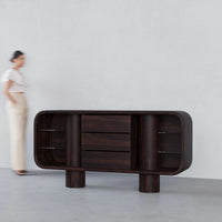 Solid Sheesham Wood Sideboard