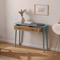Wooden Hallway Table with Storage