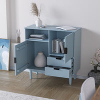 Mango Wood Sideboard Buffet for Living Room