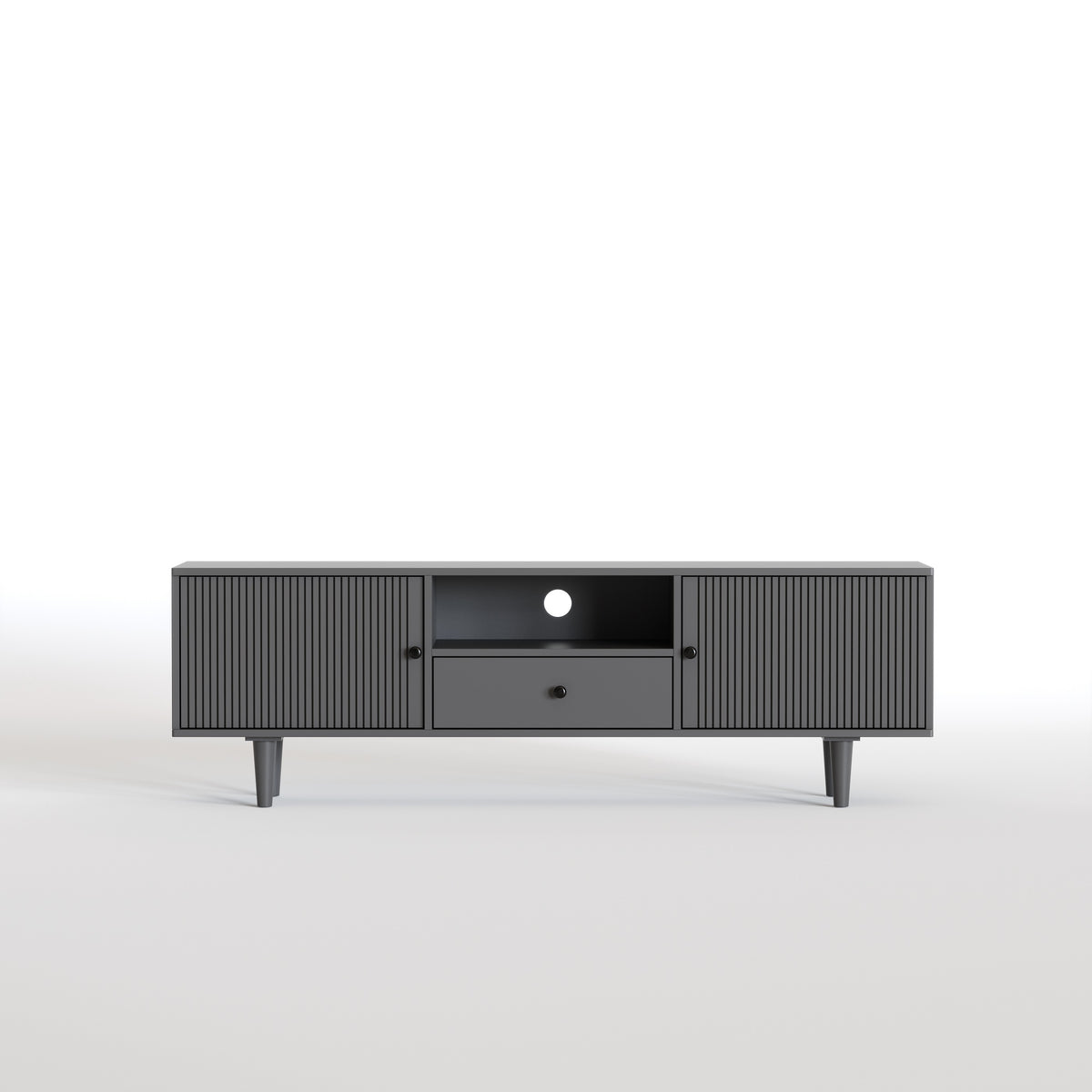 Wooden TV Stand Cabinet for Living Room & Bedroom