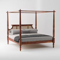 Wooden King Size Four Poster Bed