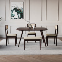 Wooden Dining Table Set 4 Seater
